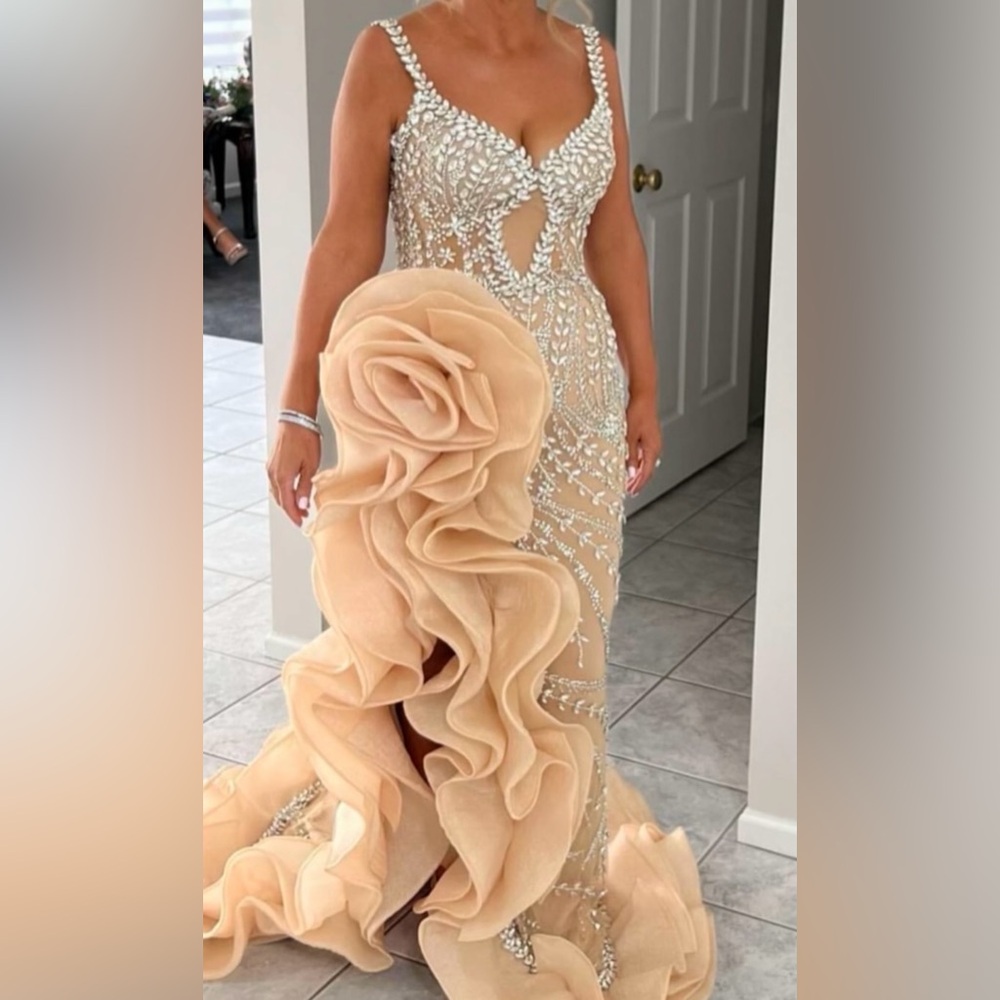 Couture evening dress